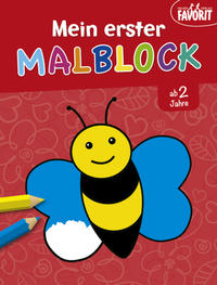 Vorderes Coverbild Mein erster Malblock – rot