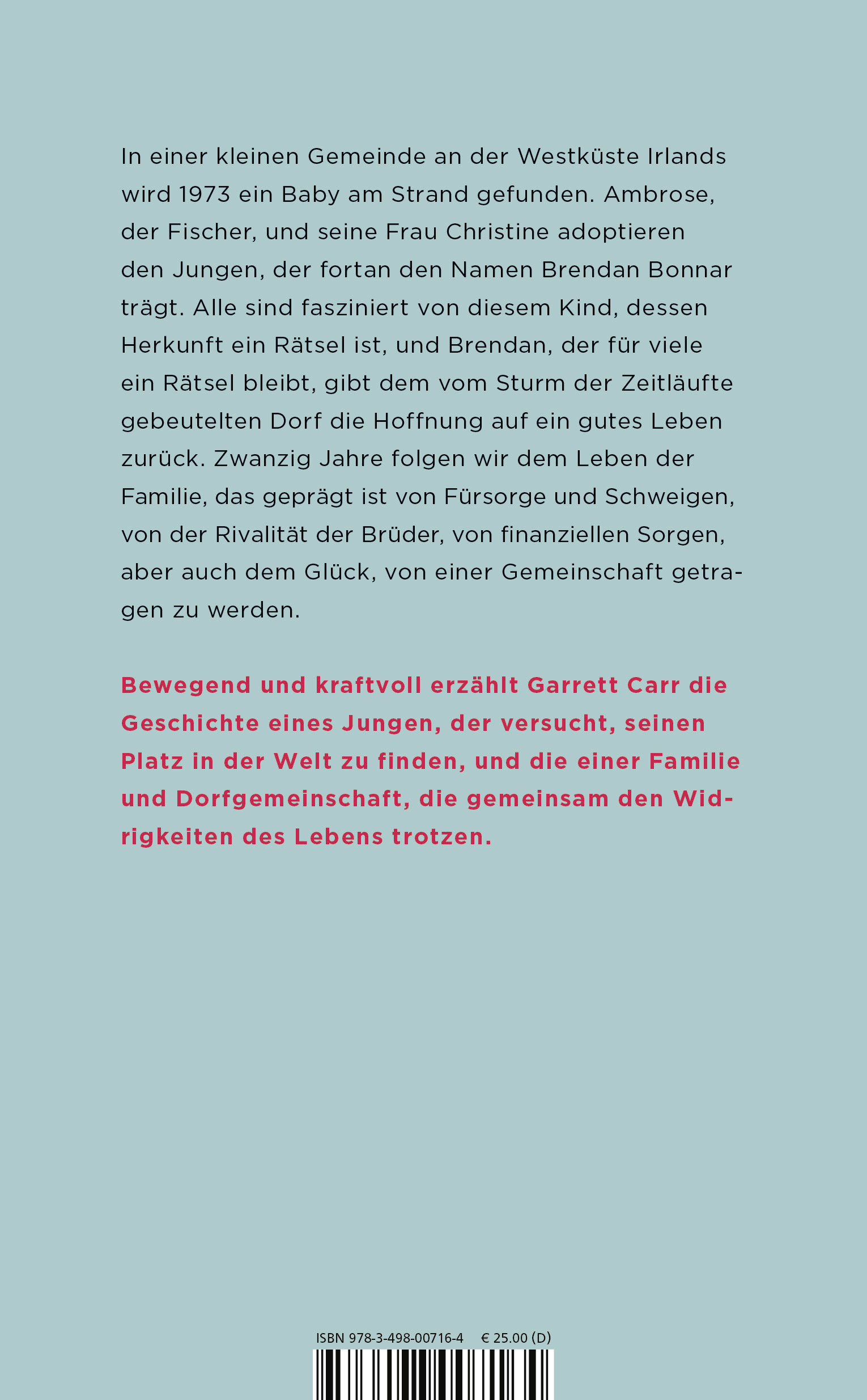 Rückseitencover Der Junge aus dem Meer