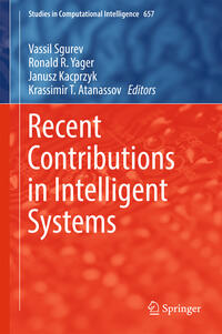 Vorderes Coverbild Recent Contributions in Intelligent Systems