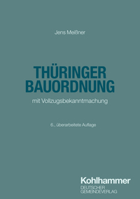 Vorderes Coverbild Thüringer Bauordnung