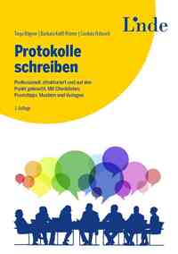 Vorderes Coverbild Protokolle schreiben