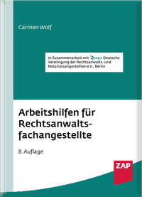 Vorderes Coverbild Arbeitshilfen für Rechtsanwaltsfachangestellte
