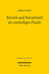 Vorderes Coverbild Betrieb und Betriebsteil als zweiteiliges Puzzle