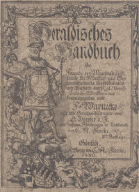 Vorderes Coverbild Heraldisches Handbuch für Freunde der Wappenkunst sowie für Künstler und Gewerbetreibende