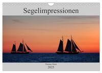 Vorderes Coverbild Segelimpressionen (Wandkalender 2025 DIN A4 quer), CALVENDO Monatskalender
