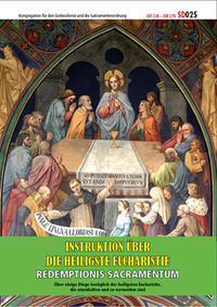 Vorderes Coverbild Instruktion über die Heiligste Eucharistie
