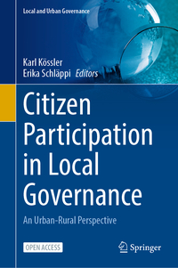 Vorderes Coverbild Citizen Participation in Local Governance