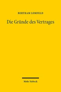 Vorderes Coverbild Die Gründe des Vertrages
