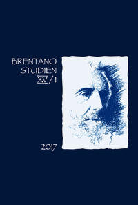 Vorderes Coverbild Brentano Studien. Internationales Jahrbuch der Franz Brentano Forschung / Brentano Studien 15/1 (2017