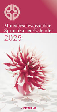 Vorderes Coverbild Münsterschwarzacher Spruchkarten-Kalender 2025