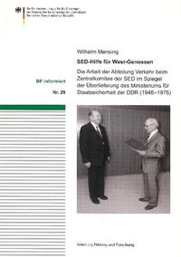Vorderes Coverbild SED-Hilfe für West-Genossen