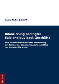 Vorderes Coverbild Bilanzierung bedingter Sale-and-buy-back-Geschäfte
