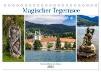 Vorderes Coverbild Magischer Tegernsee (Tischkalender 2025 DIN A5 quer), CALVENDO Monatskalender