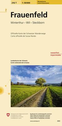 Vorderes Coverbild 216T Frauenfeld Wanderkarte