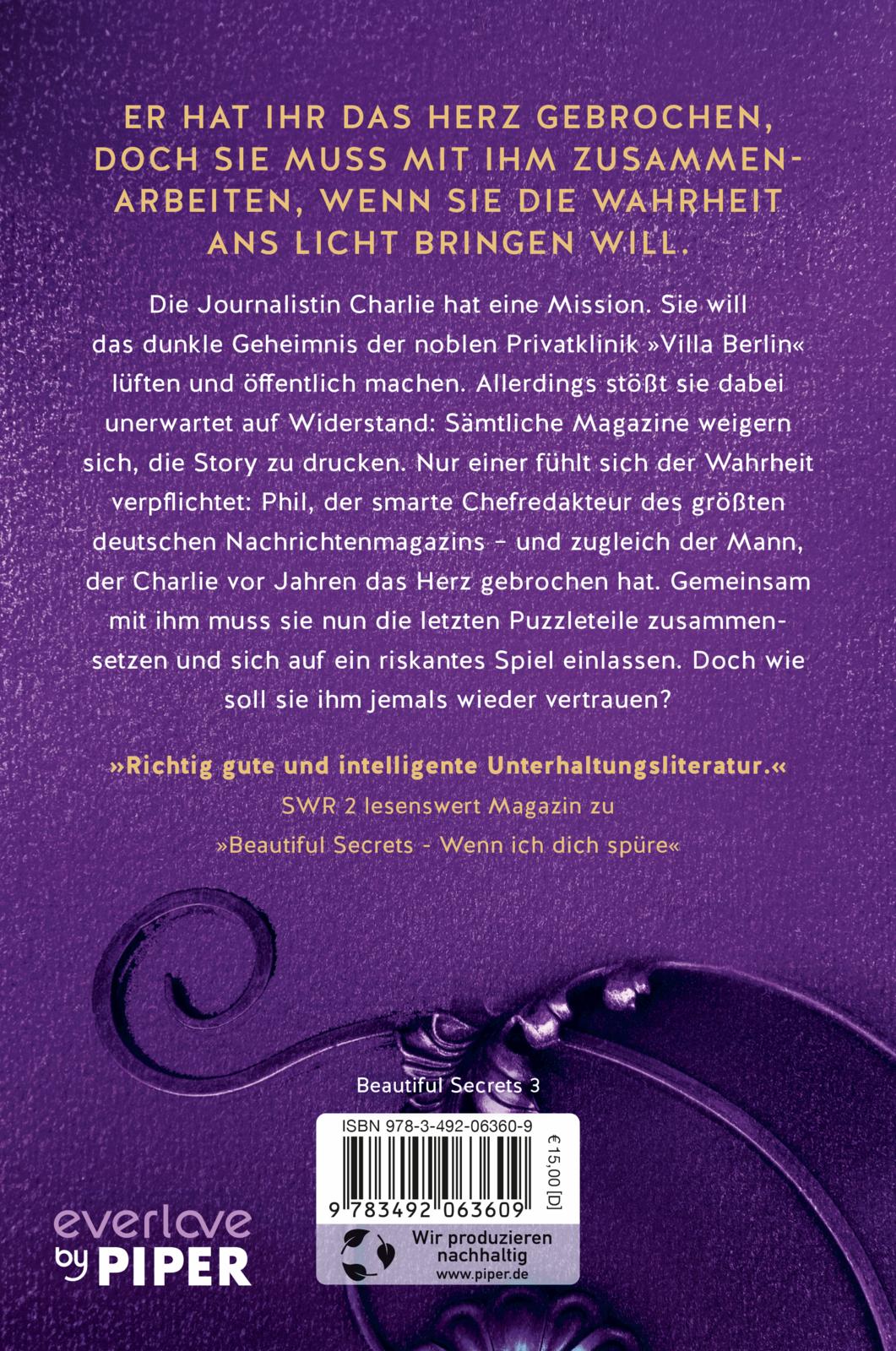 Rückseitencover Beautiful Secrets – Wenn wir uns lieben