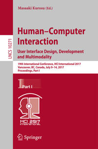 Vorderes Coverbild Human-Computer Interaction. User Interface Design, Development and Multimodality