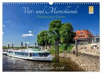 Vorderes Coverbild Vier- und Marschlande Hamburgs grüner Südosten (Wandkalender 2026 DIN A3 quer), CALVENDO Monatskalender
