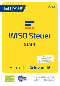 Vorderes Coverbild WISO Steuer-Start 2022