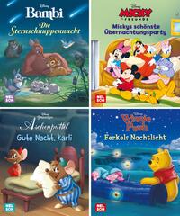 Vorderes Coverbild Nelson Mini-Bücher: Disney Gutenacht-Geschichten 1-4