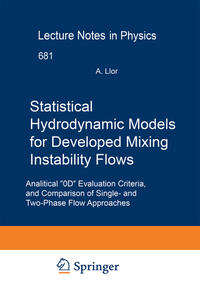 Vorderes Coverbild Statistical Hydrodynamic Models for Developed Mixing Instability Flows