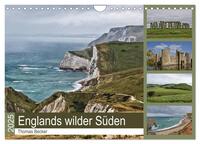 Vorderes Coverbild Englands wilder Süden (Wandkalender 2025 DIN A4 quer), CALVENDO Monatskalender