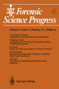 Vorderes Coverbild Forensic Science Progress