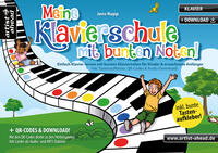 Vorderes Coverbild Meine Klavierschule mit bunten Noten!