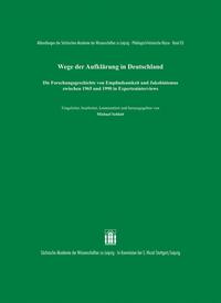 Vorderes Coverbild Wege der Aufklärung in Deutschland