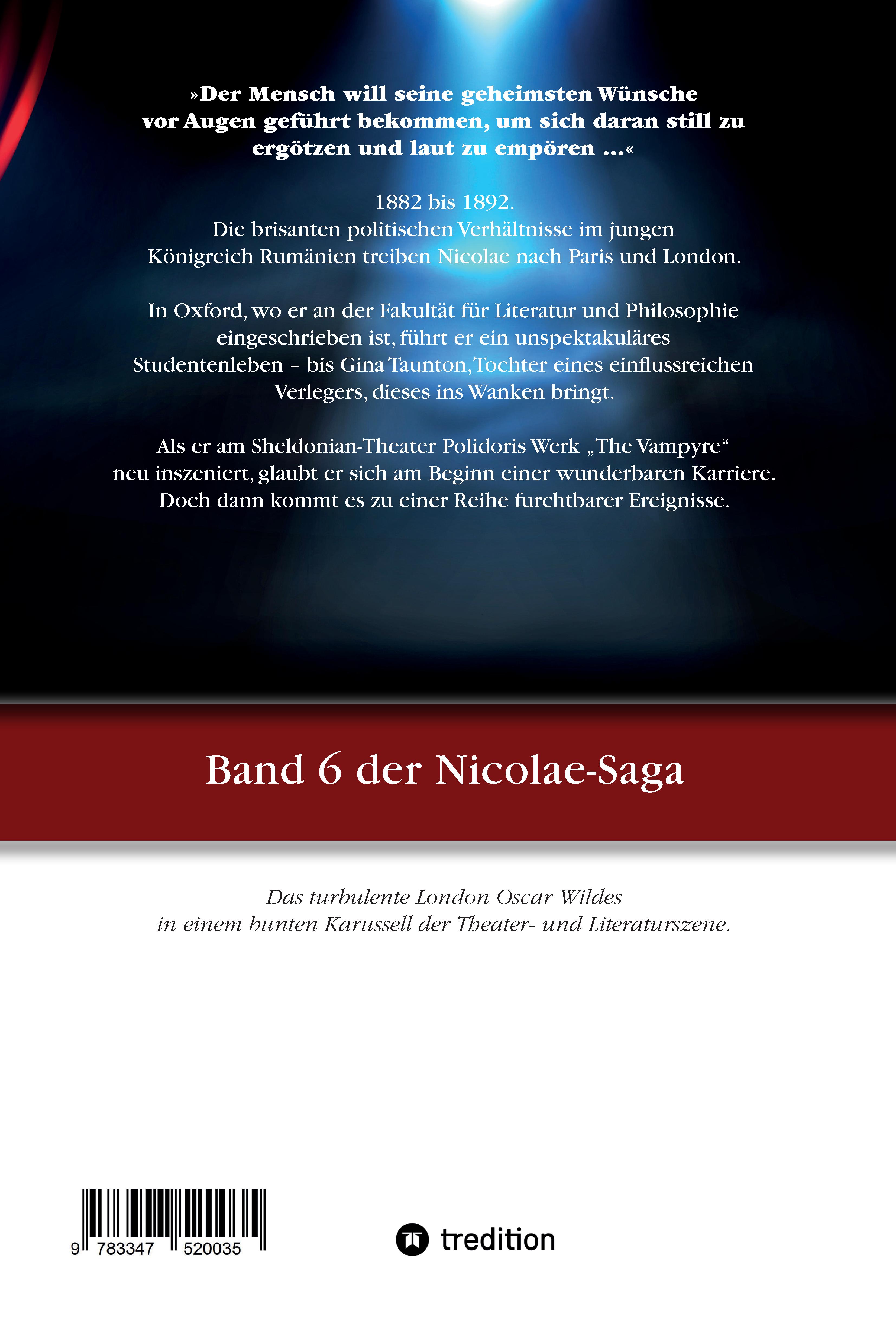 Rückseitencover Nicolae - Aus dem Schatten