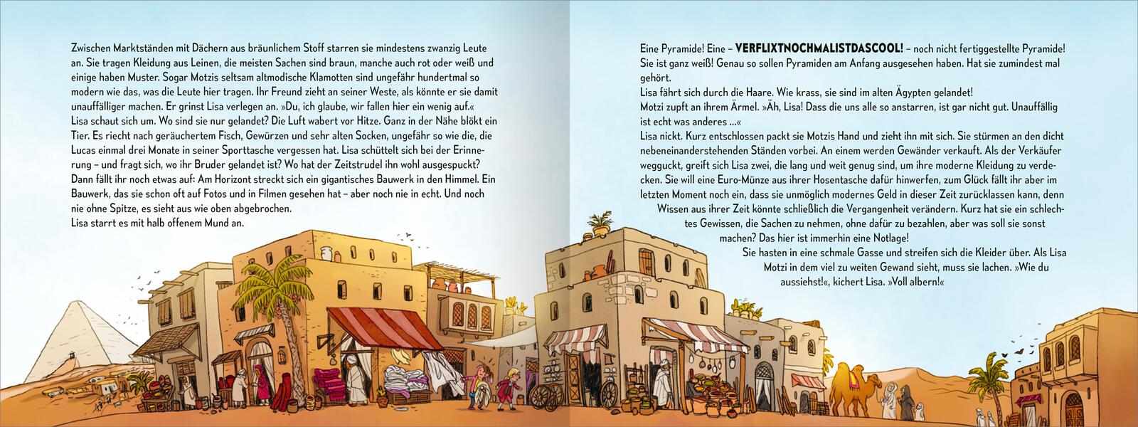 Beispielinhalt (Bild) Die Zeitenspringer – Die große Pyramide