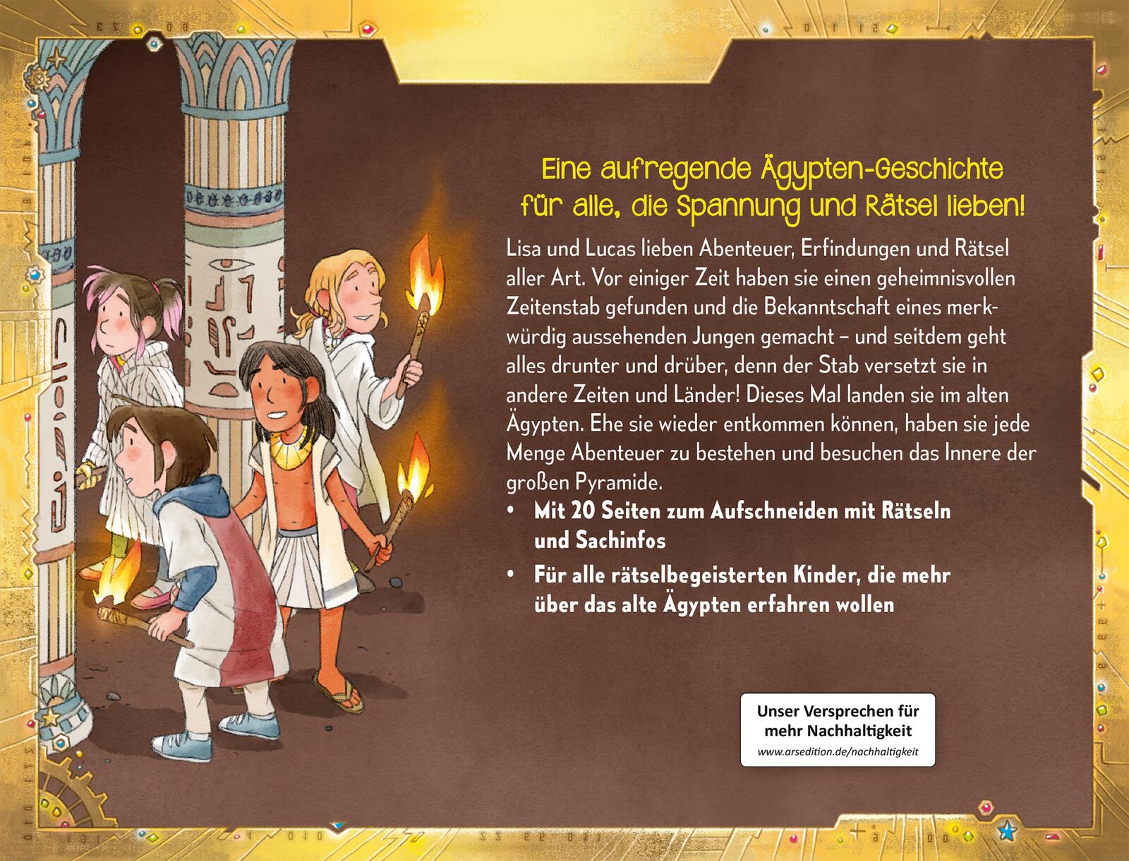 Rückseitencover Die Zeitenspringer – Die große Pyramide