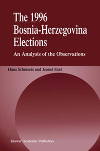 Vorderes Coverbild The 1996 Bosnia-Herzegovina Elections