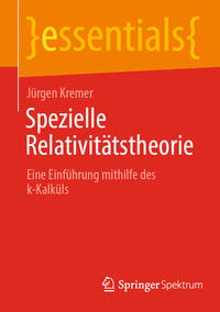 Vorderes Coverbild Spezielle Relativitätstheorie