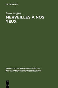 Vorderes Coverbild Merveilles à nos yeux