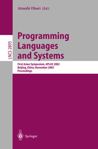 Vorderes Coverbild Programming Languages and Systems