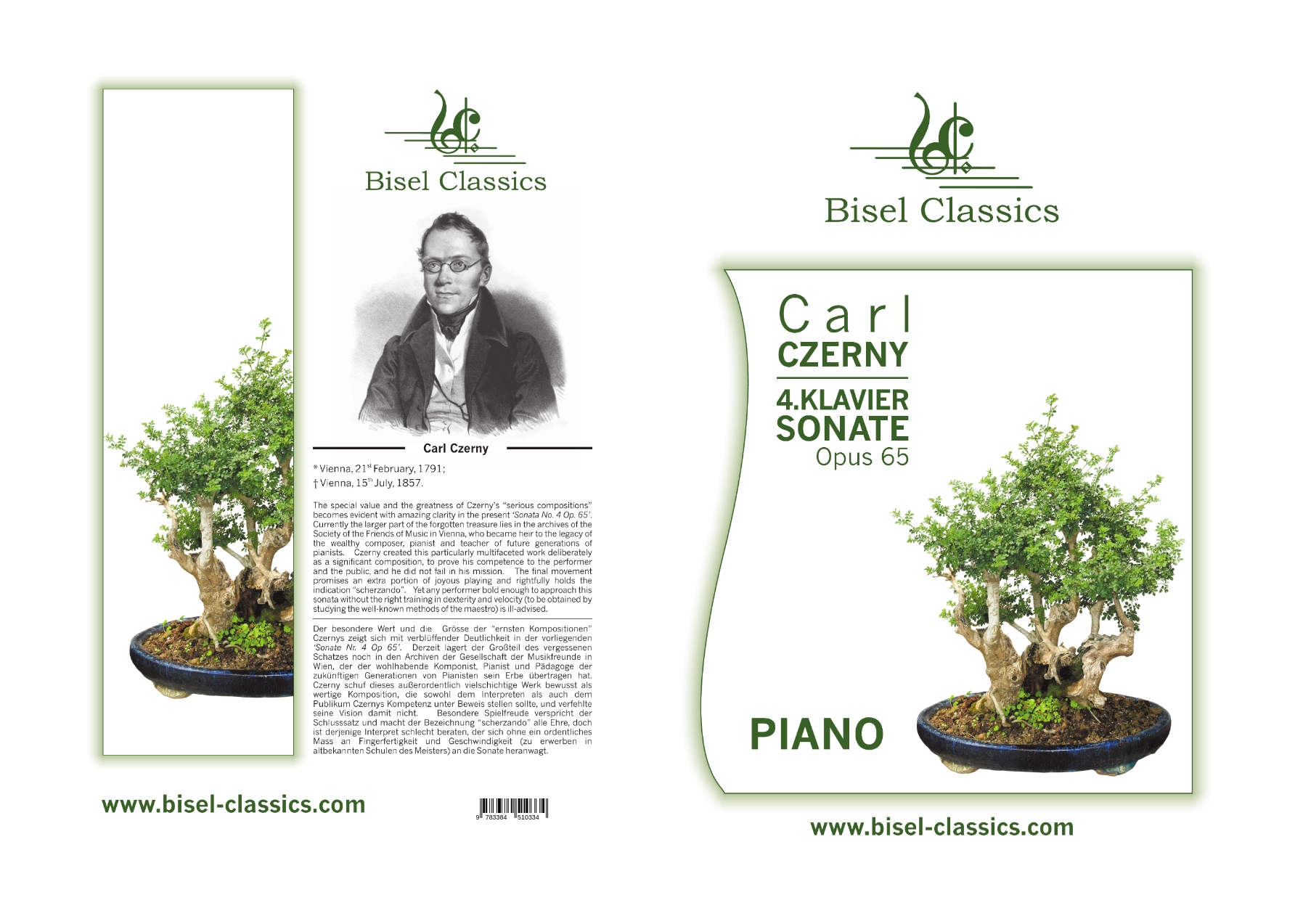 Gesamtes Coverbild 4. Klaviersonate, Opus 65