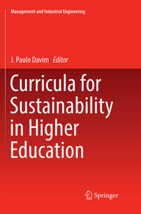 Vorderes Coverbild Curricula for Sustainability in Higher Education