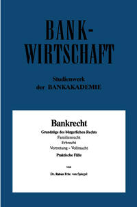 Vorderes Coverbild Bankrecht