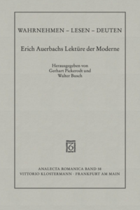 Vorderes Coverbild Wahrnehmen - Lesen - Deuten