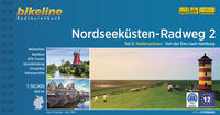 Vorderes Coverbild Nordseeküsten-Radweg. 1:75000 / Nordseeküsten-Radweg 2