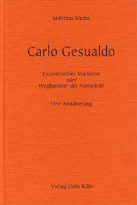 Vorderes Coverbild Carlo Gesualdo