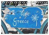 Vorderes Coverbild I love Greece (Tischkalender 2025 DIN A5 quer), CALVENDO Monatskalender