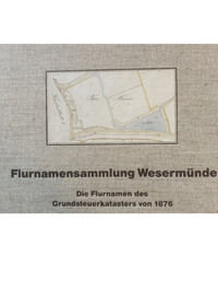 Vorderes Coverbild Flurnamensammlung Wesermünde