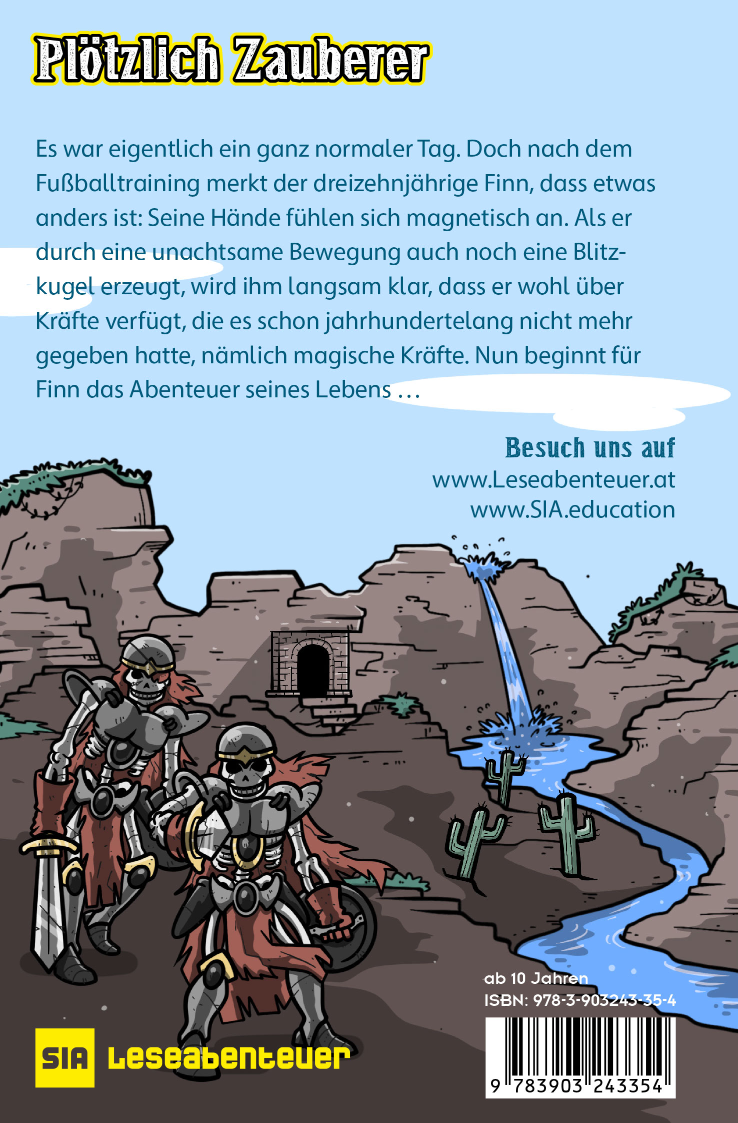 Rückseitencover Finn, der letzte Zauberer