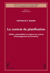 Vorderes Coverbild Le contrat de planification