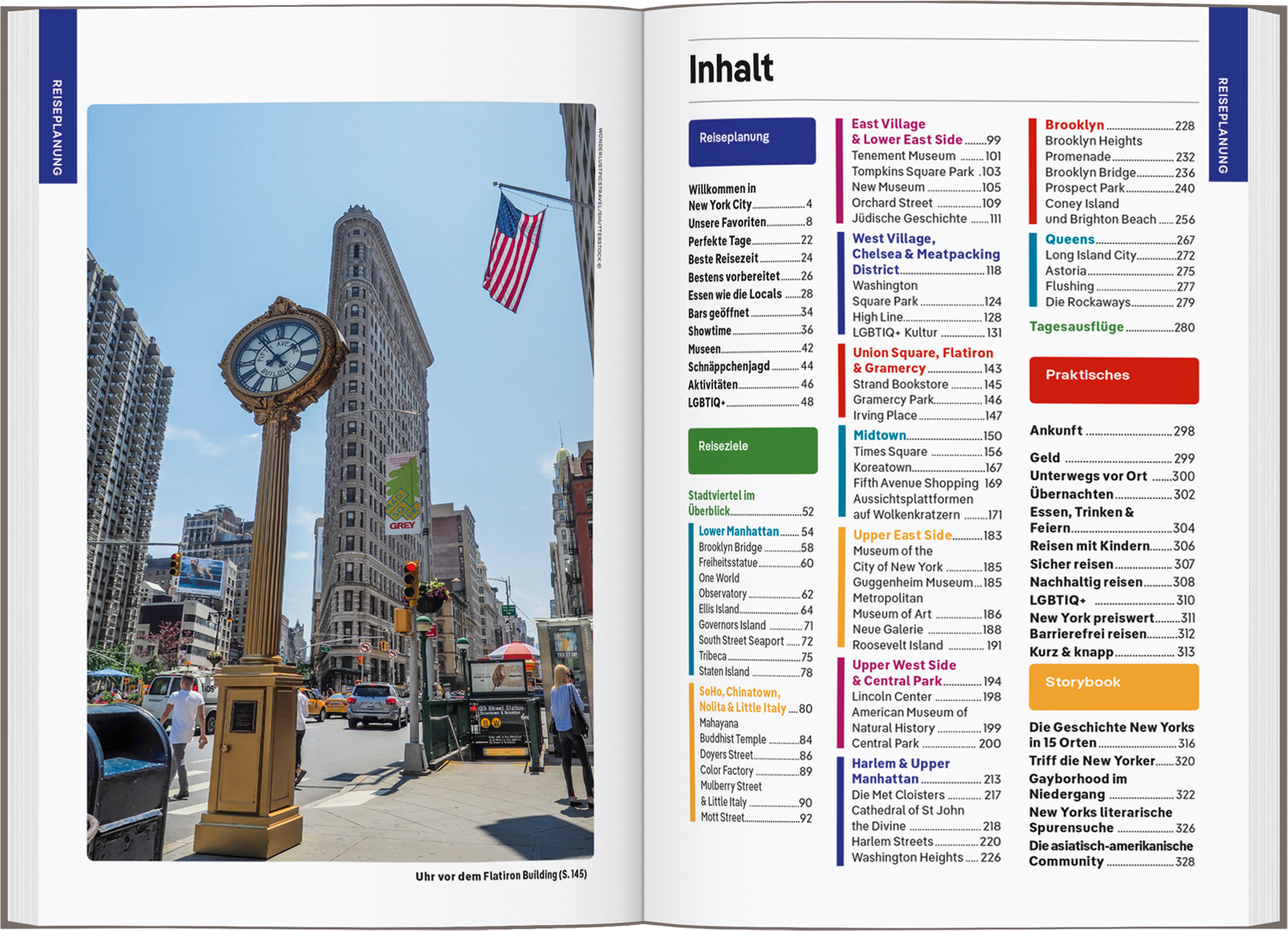 Beispielinhalt (Bild) LONELY PLANET Reiseführer New York