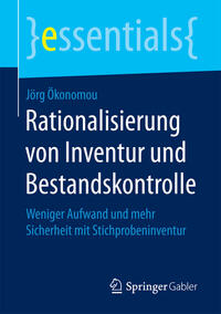 Vorderes Coverbild (hohe Qualität) Rationalisierung von Inventur und Bestandskontrolle