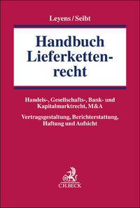 Vorderes Coverbild Handbuch Lieferkettenrecht