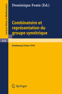 Vorderes Coverbild Combinatoire et Representation du Groupe Symetrique