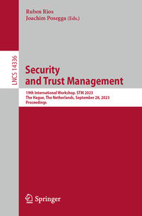 Vorderes Coverbild Security and Trust Management